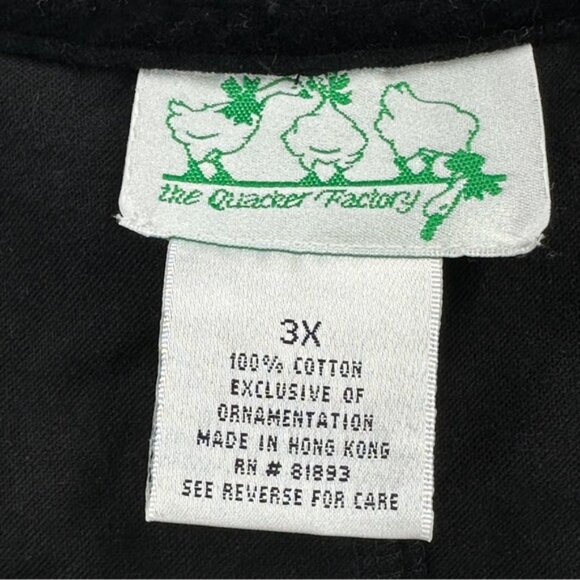 Women's Velvet Snowman Rhinestone Black - Picture 6 of 6